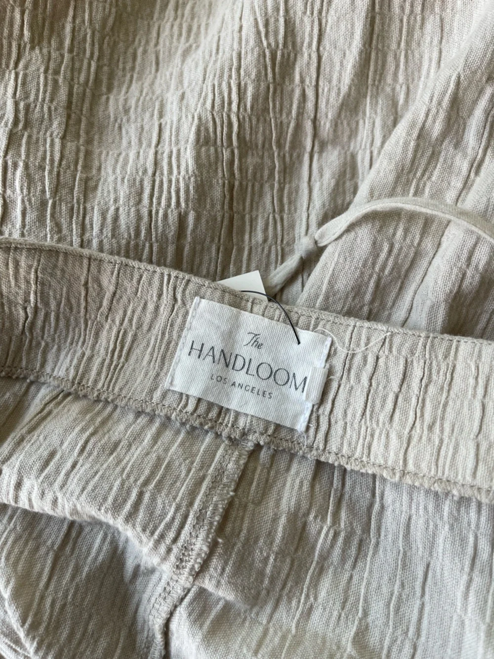 The Handloom Cotton Gauze Midi Dress Neutral Minimal Organic Ethical Ethereal - Picture 6 of 9